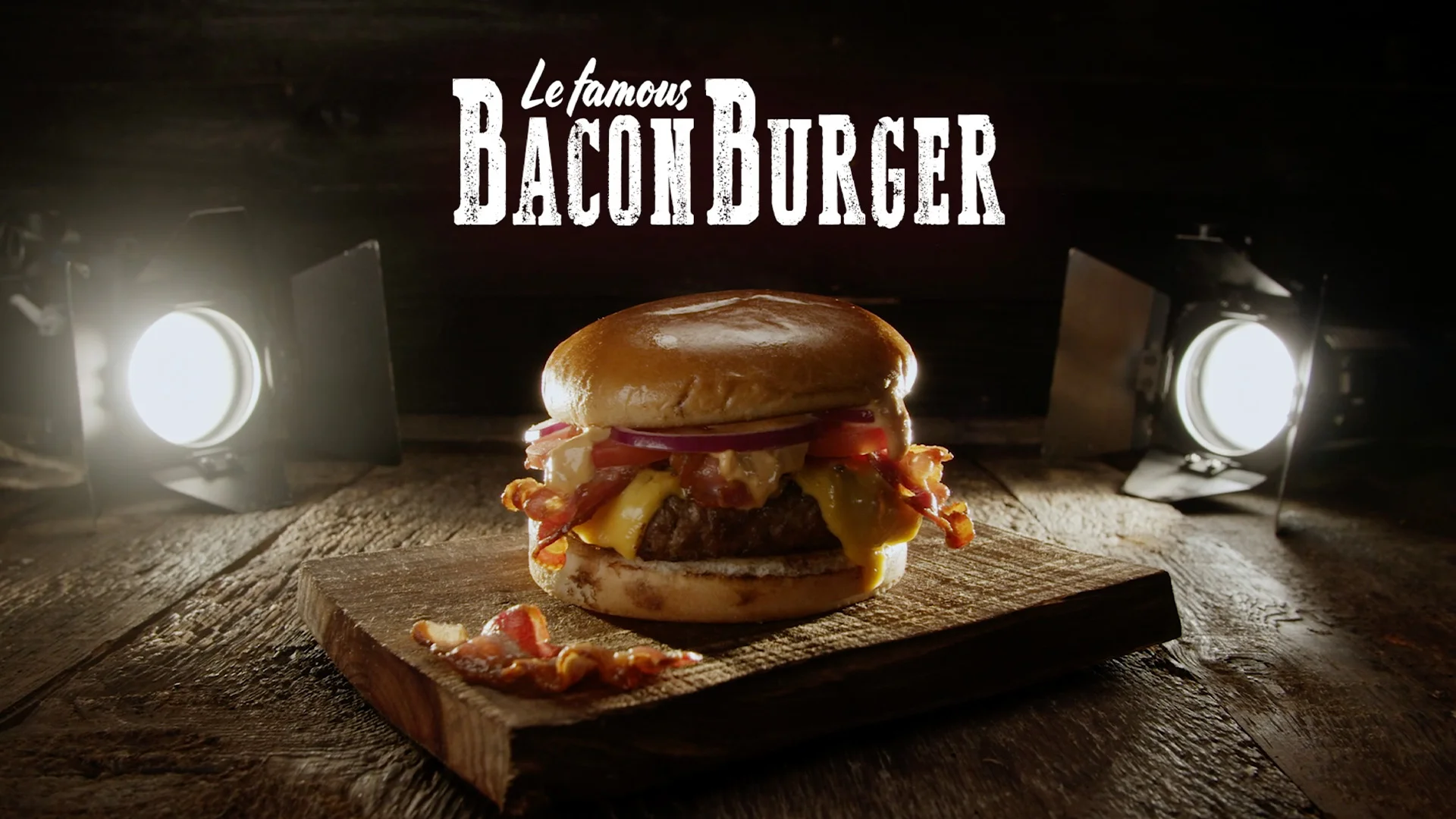 Famous Bacon Burger, project edited by Mélodie Mersch