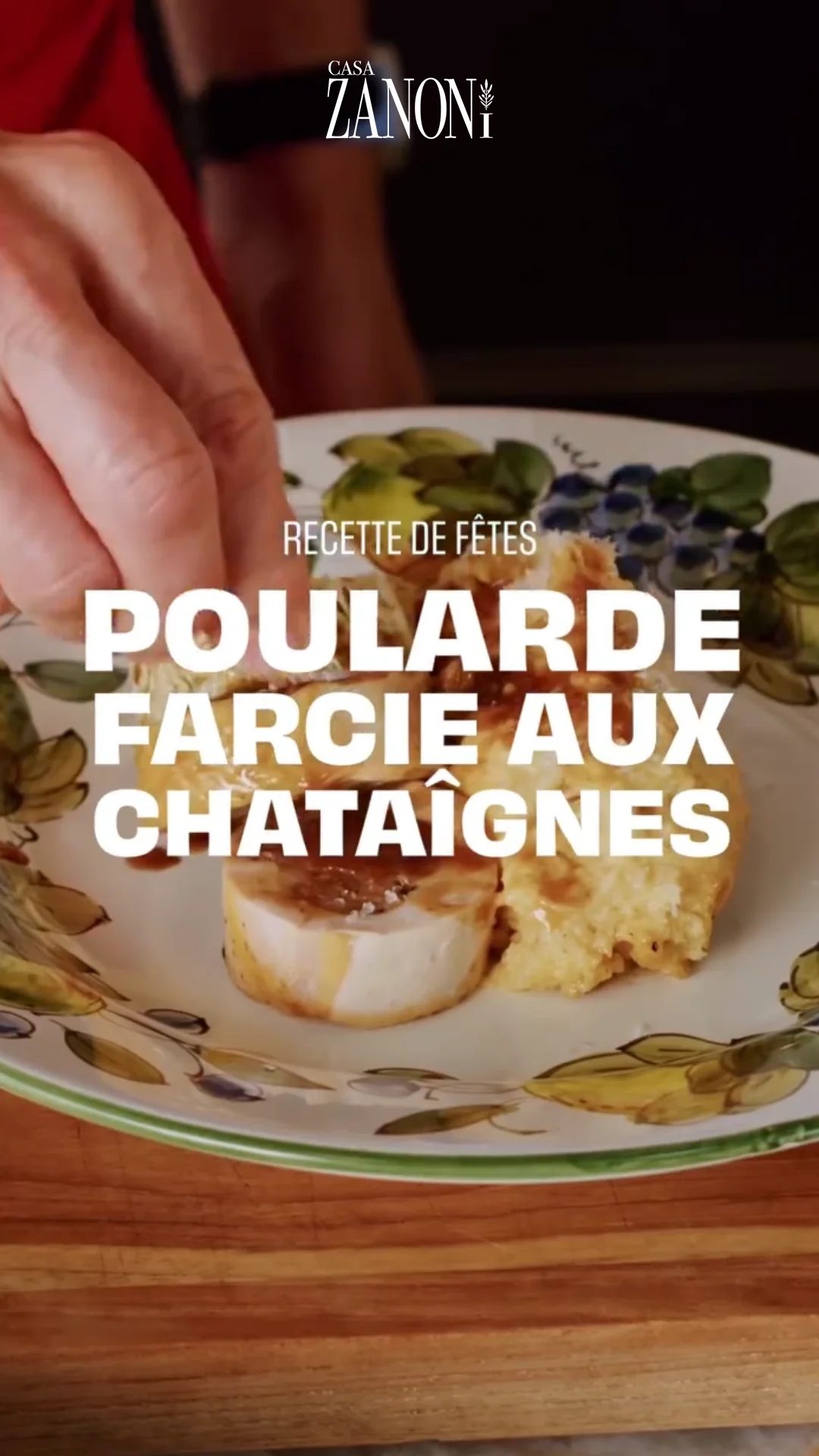 Poularde farcie aux chataîgnes, project edited by Mélodie Mersch